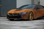 BMW i8 Austin Mahone Rusted by MetroWrapz on Vossen Wheels (VPS-305T) 2016 года
